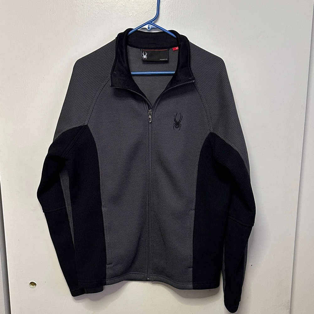 Spyder Men's Gray and Black Performance Jacket